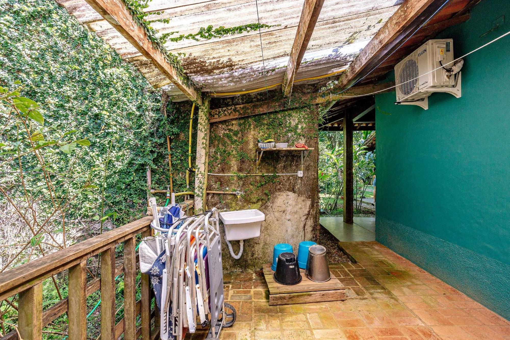 Casa Dos Passaros Na Areia A 20M Da Praia Da Baleia Com 3 Suites E 1 Dorm, Com Ar Condicionado, Wifi, Smart Tv, Cozinha Completa E Churrasqueira Sao Sebastiao  Bagian luar foto