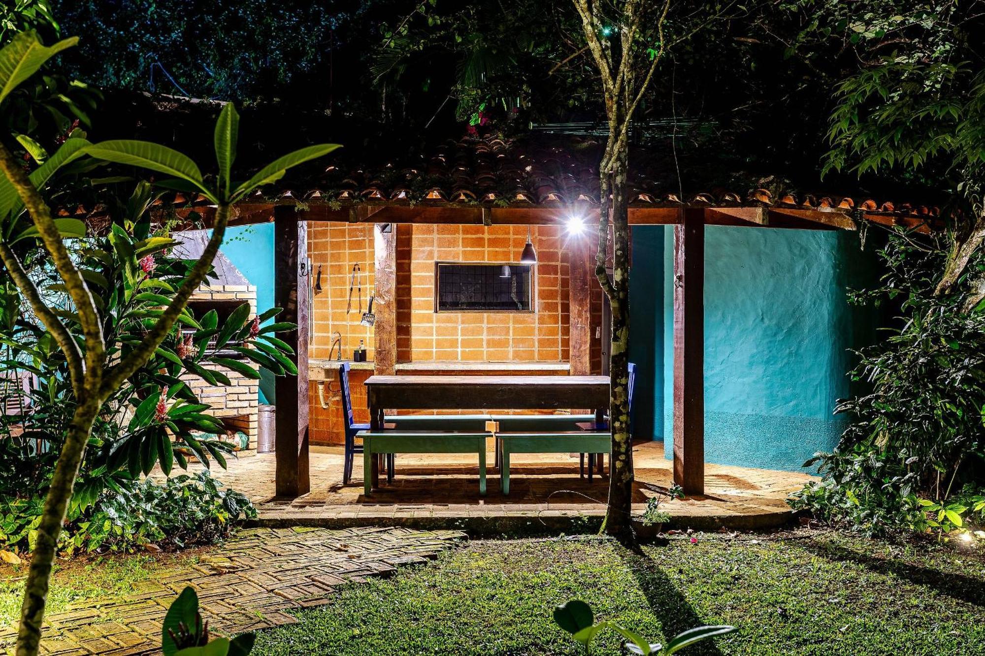 Casa Dos Passaros Na Areia A 20M Da Praia Da Baleia Com 3 Suites E 1 Dorm, Com Ar Condicionado, Wifi, Smart Tv, Cozinha Completa E Churrasqueira Sao Sebastiao  Bagian luar foto