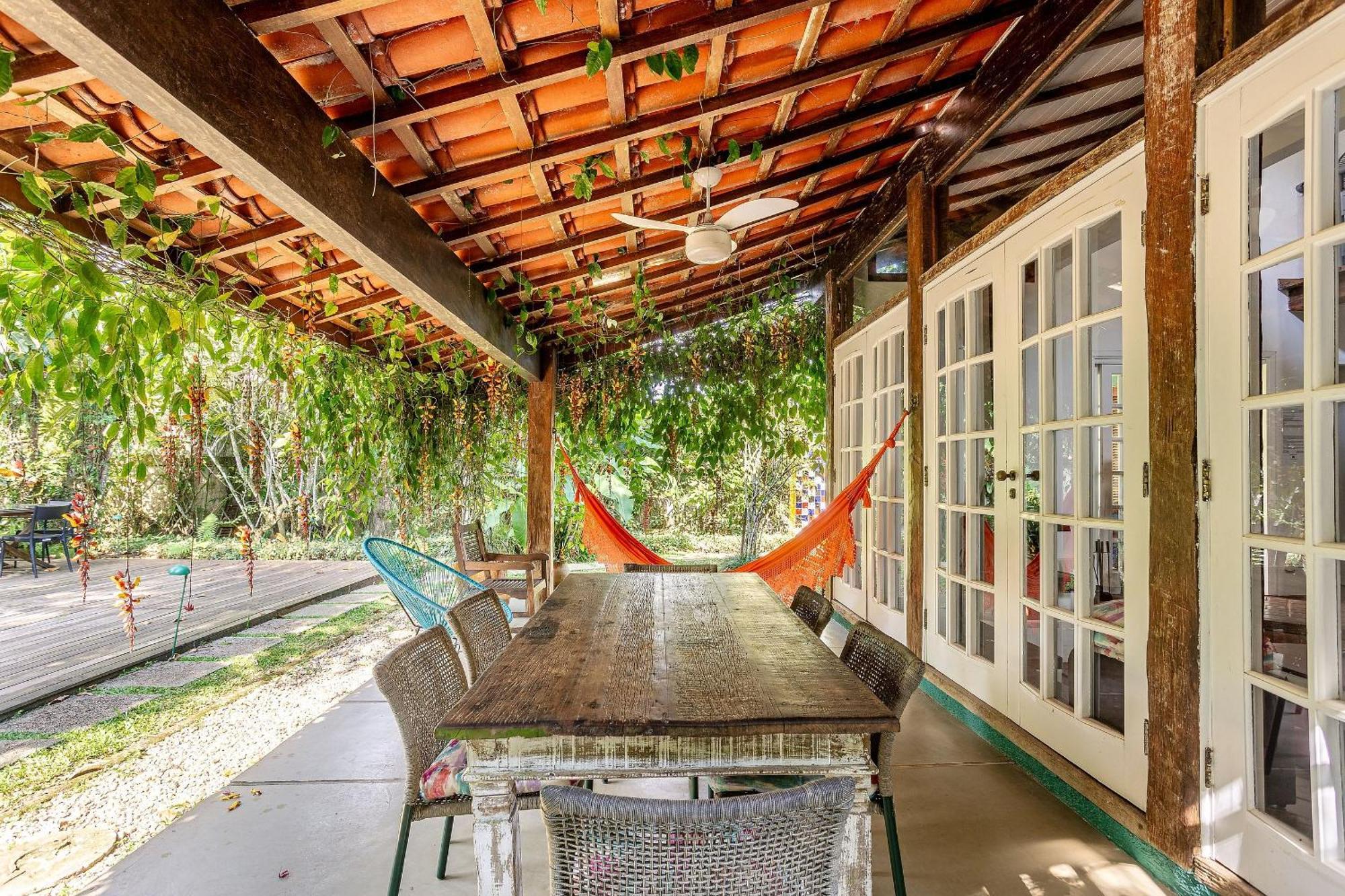 Casa Dos Passaros Na Areia A 20M Da Praia Da Baleia Com 3 Suites E 1 Dorm, Com Ar Condicionado, Wifi, Smart Tv, Cozinha Completa E Churrasqueira Sao Sebastiao  Bagian luar foto