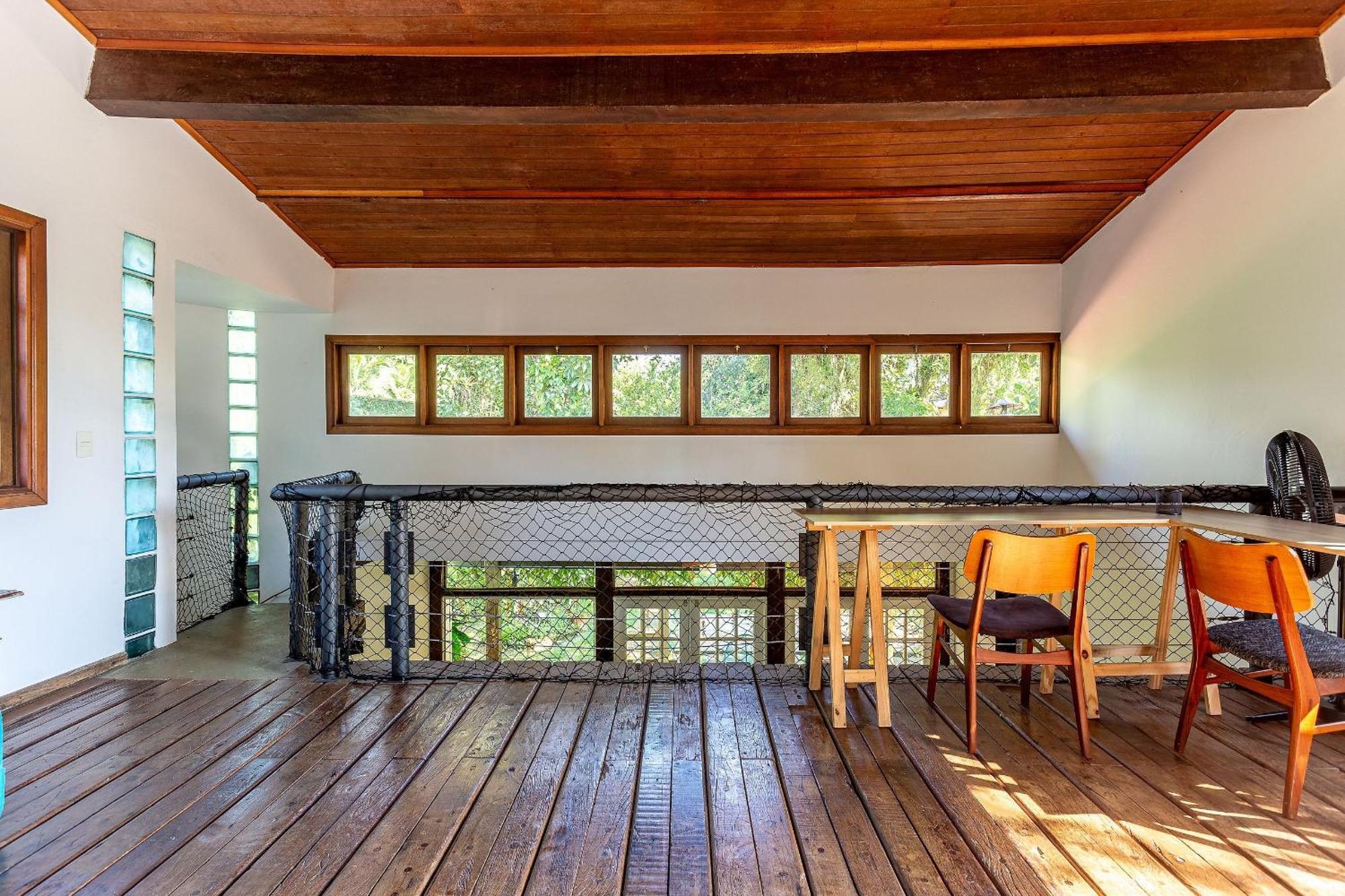 Casa Dos Passaros Na Areia A 20M Da Praia Da Baleia Com 3 Suites E 1 Dorm, Com Ar Condicionado, Wifi, Smart Tv, Cozinha Completa E Churrasqueira Sao Sebastiao  Bagian luar foto