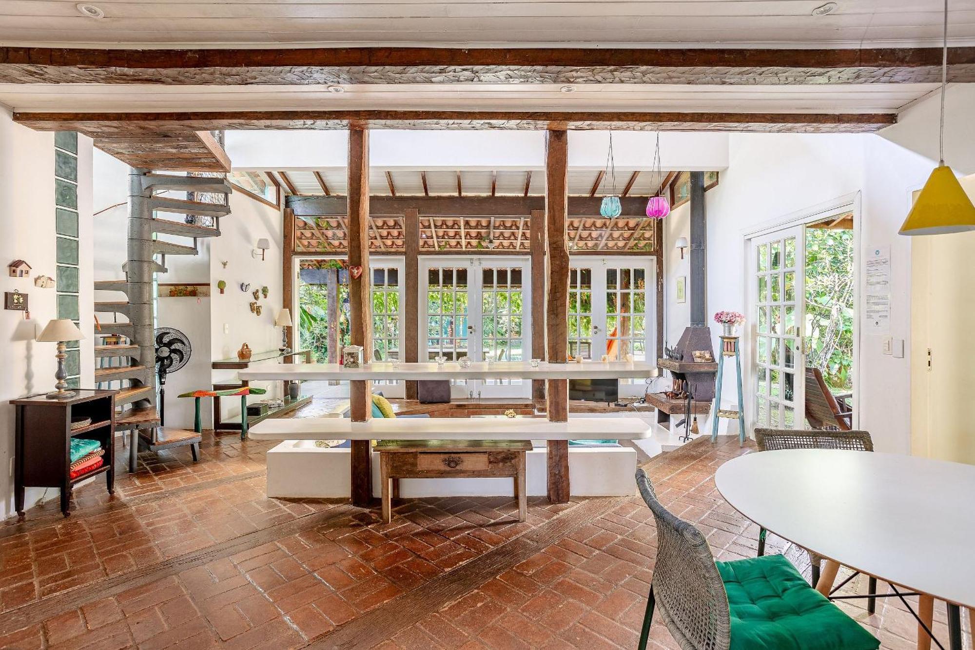 Casa Dos Passaros Na Areia A 20M Da Praia Da Baleia Com 3 Suites E 1 Dorm, Com Ar Condicionado, Wifi, Smart Tv, Cozinha Completa E Churrasqueira Sao Sebastiao  Bagian luar foto