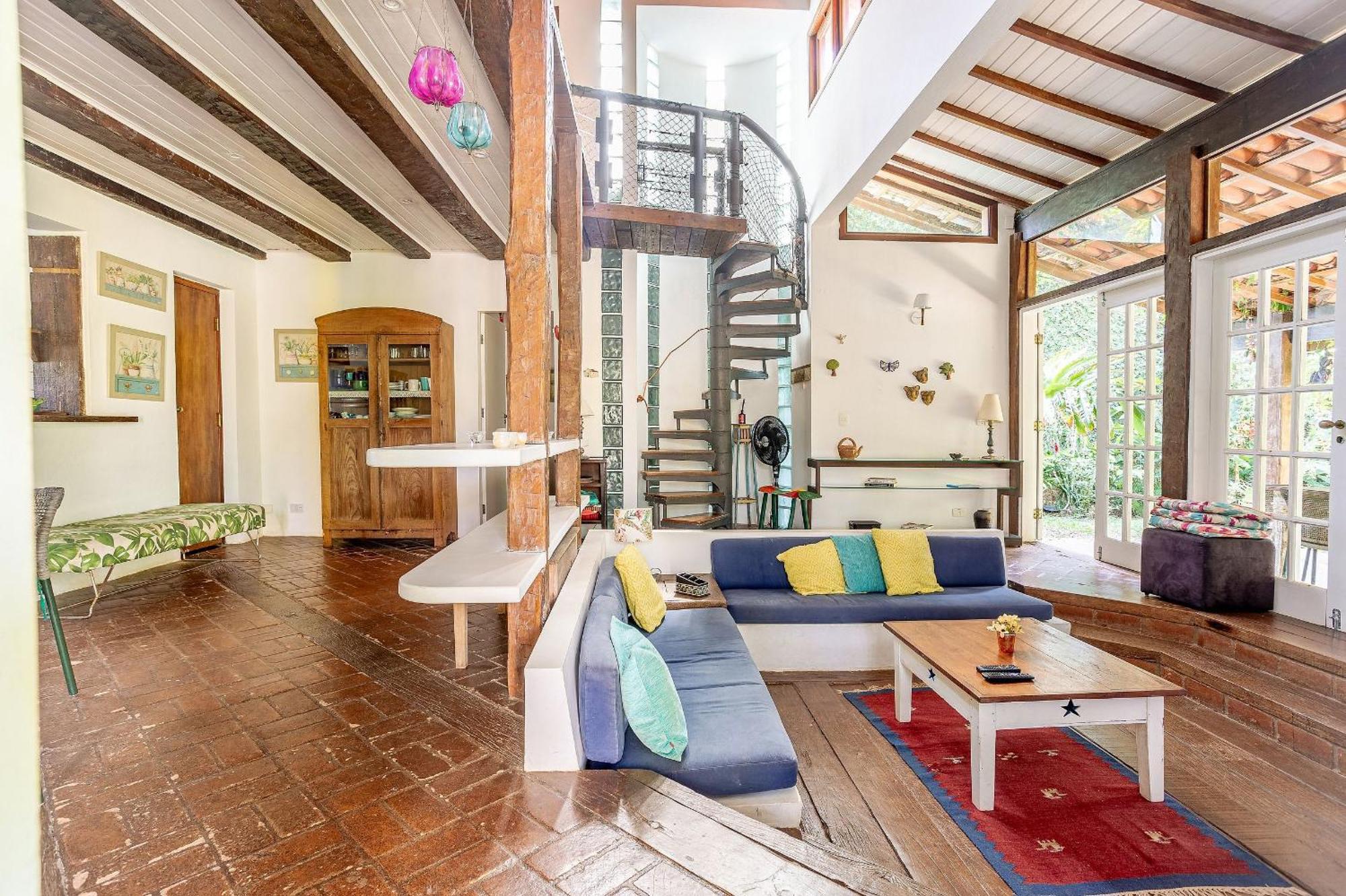 Casa Dos Passaros Na Areia A 20M Da Praia Da Baleia Com 3 Suites E 1 Dorm, Com Ar Condicionado, Wifi, Smart Tv, Cozinha Completa E Churrasqueira Sao Sebastiao  Bagian luar foto